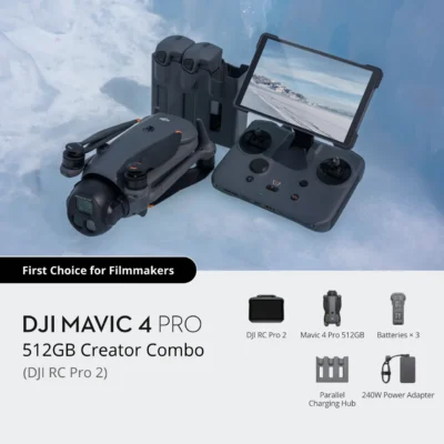 DJI Mavic 4 Pro 512GB Creator Combo (DJI RC Pro 2) Dronas