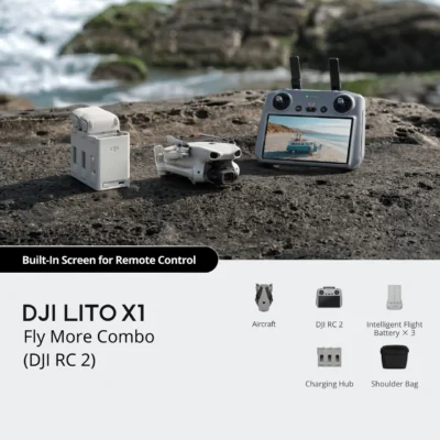 DJI Lito X1 Fly More Combo (DJI RC 2) Dronas