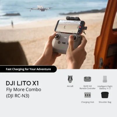 DJI Lito X1 Fly More Combo (DJI RC-N3) Dronas