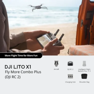 DJI Lito X1 Fly More Plus Combo (DJI RC 2) Dronas